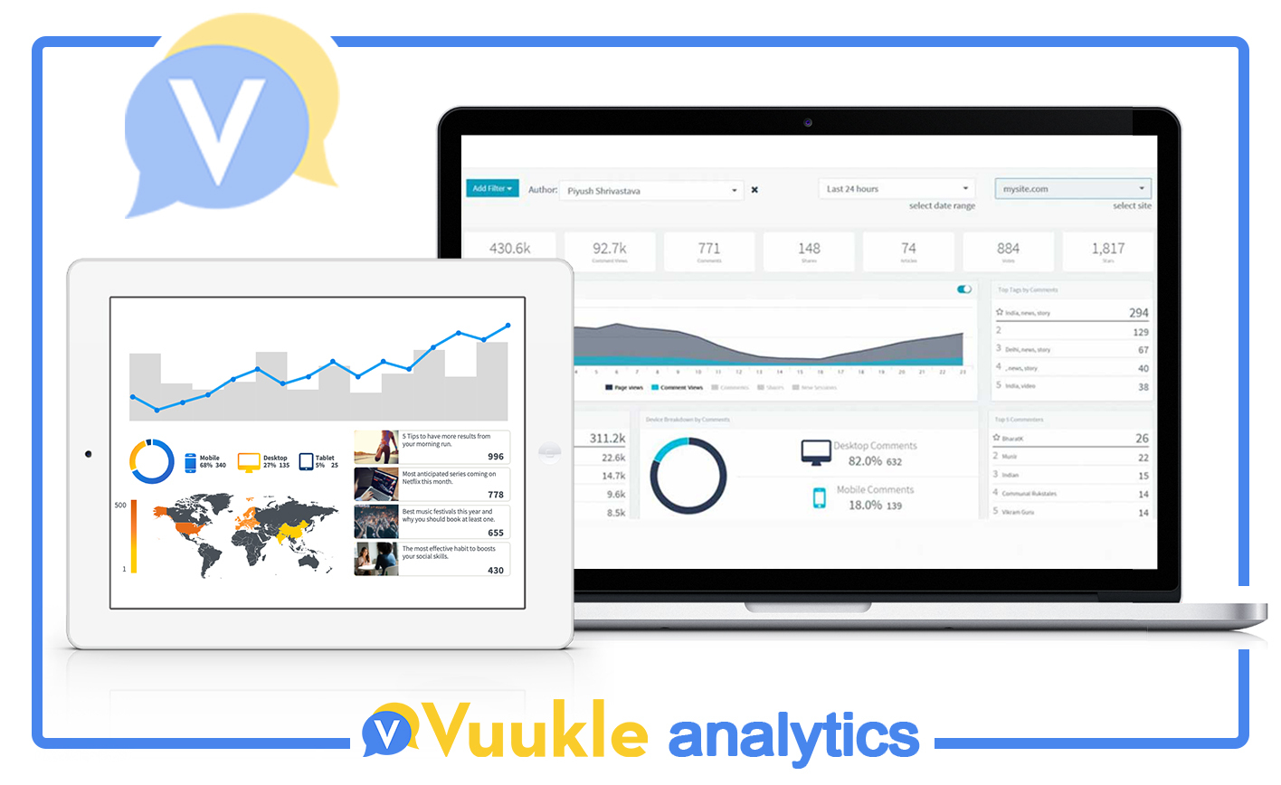 Analytics dashboard