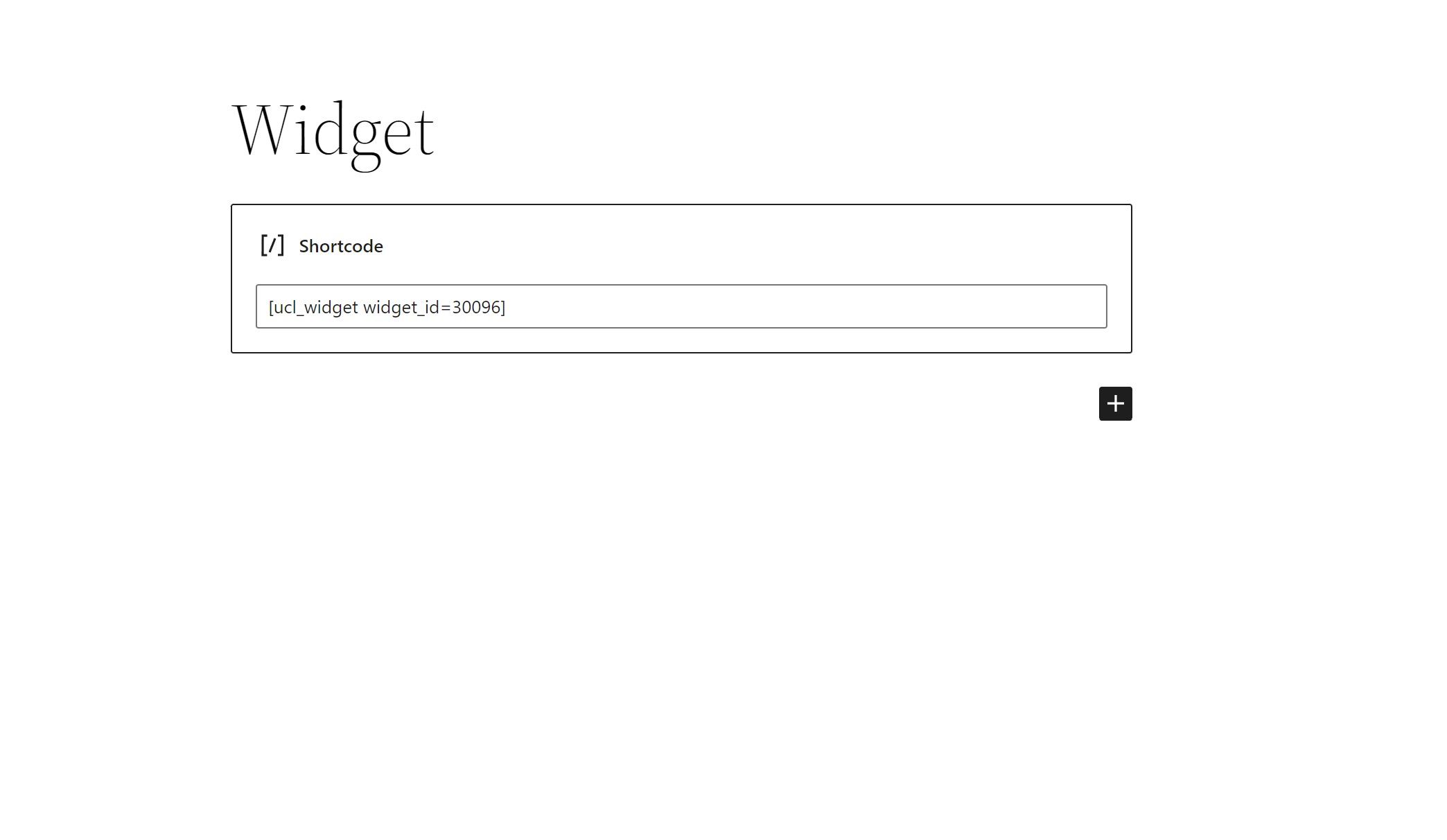 Widget Builder