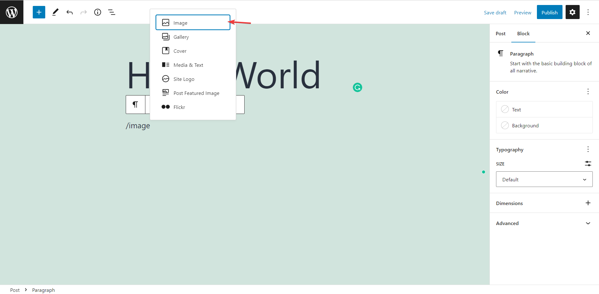 Browse/Search image by category/name.
