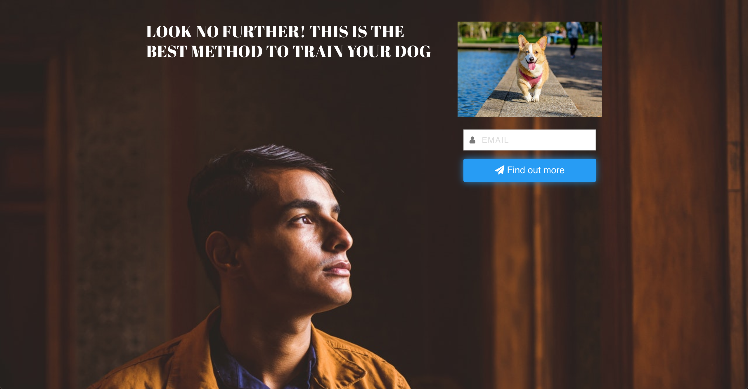 Modern Social lead generation page template