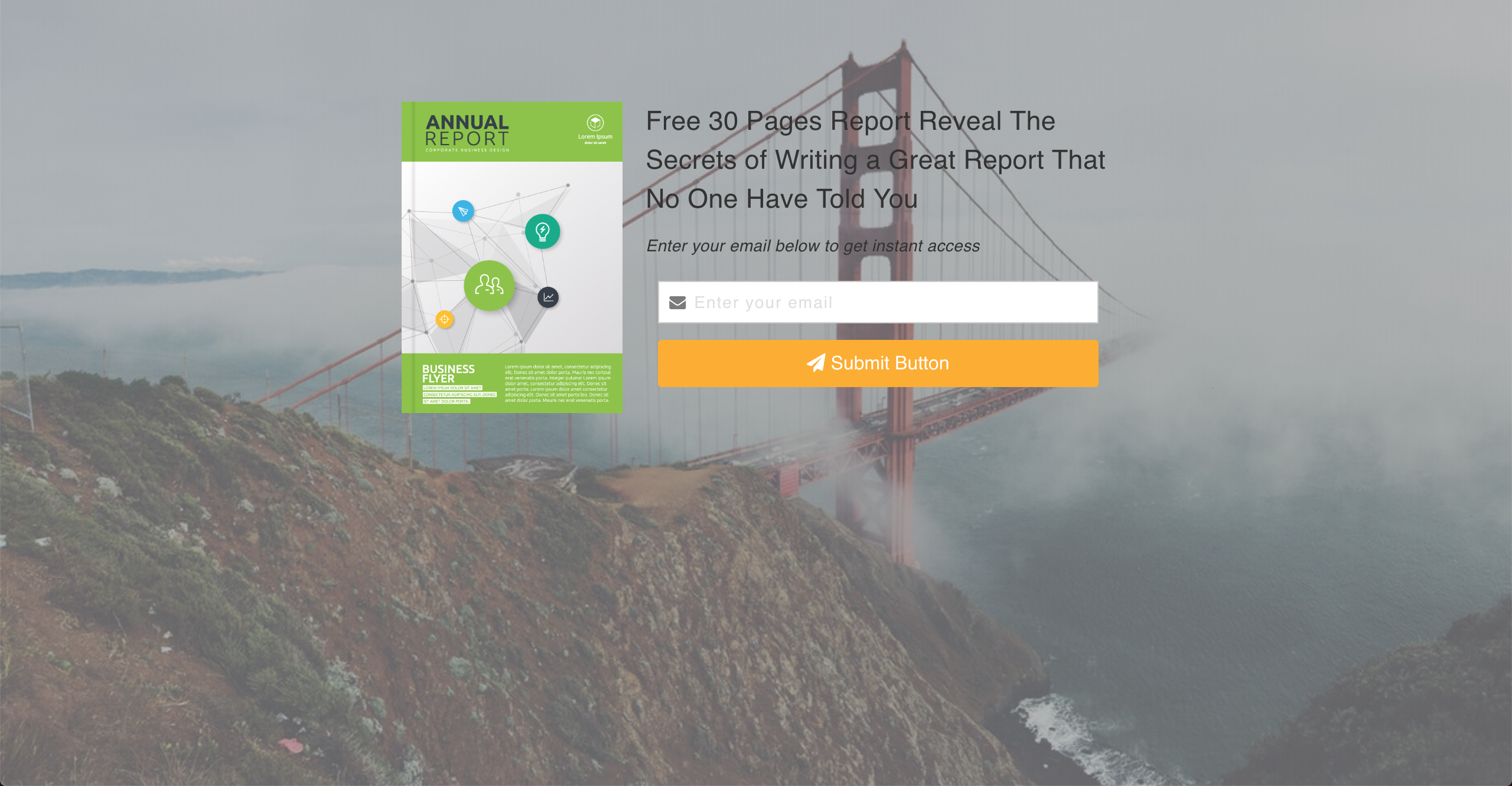 Free course squeeze page templates