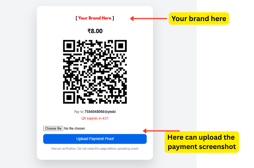Admin order payment proof view