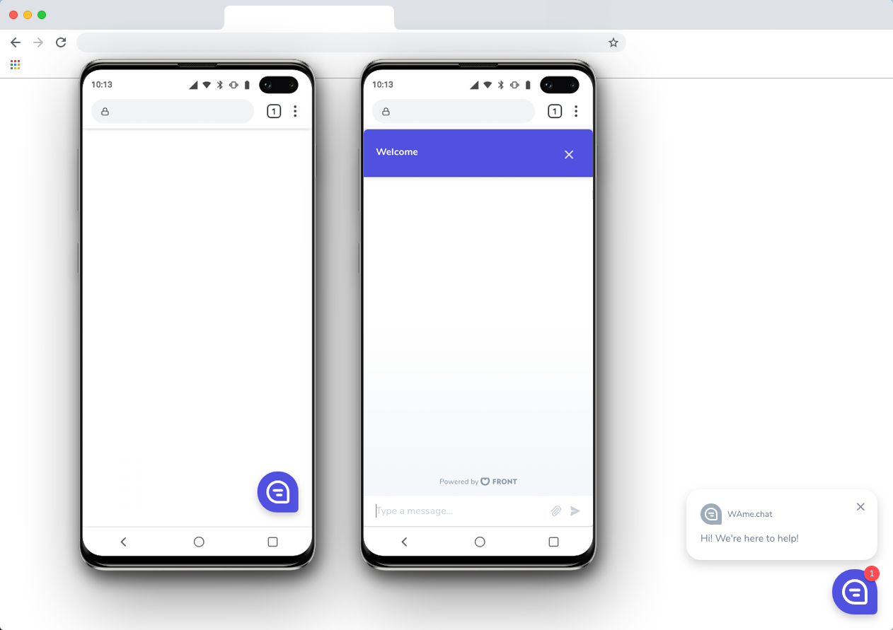 WP Front chat
