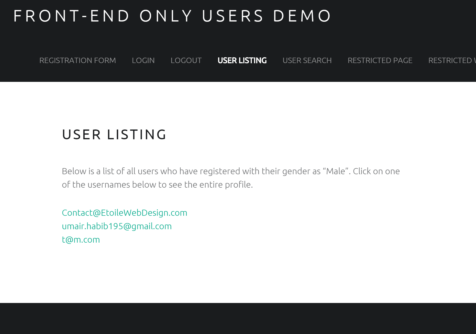 The "Commerce" section of the "Options" admin screen