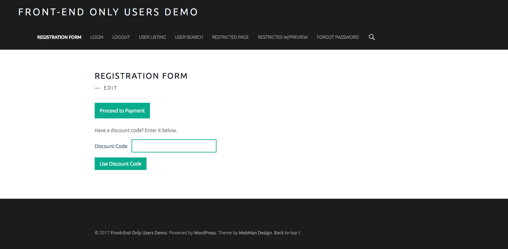The "Emails" admin screen, where you can modify the different emails that the plugin can send out