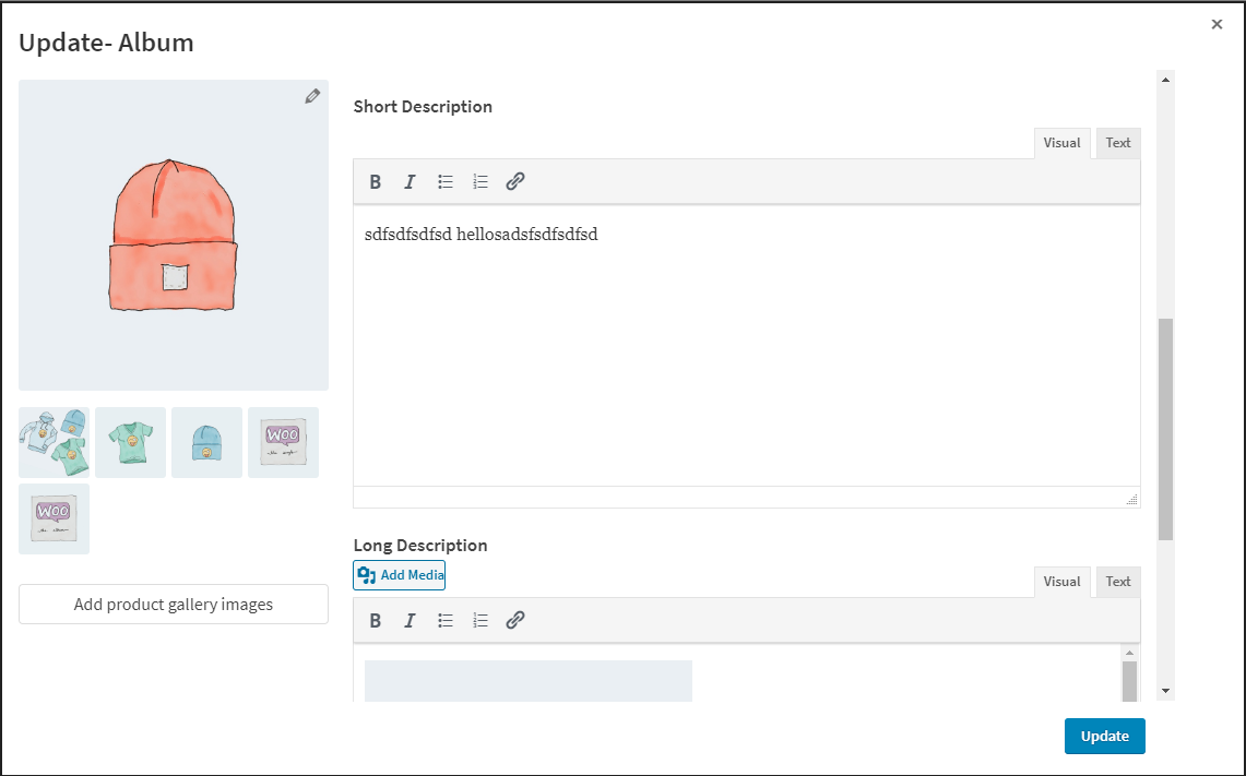 Popup edit view two