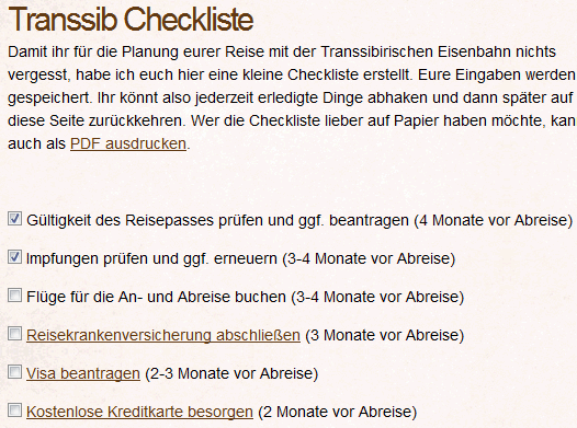 HTML-Checklist