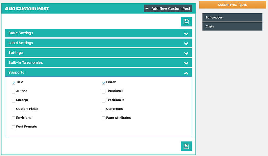 Admin Post/Custom Post Menu