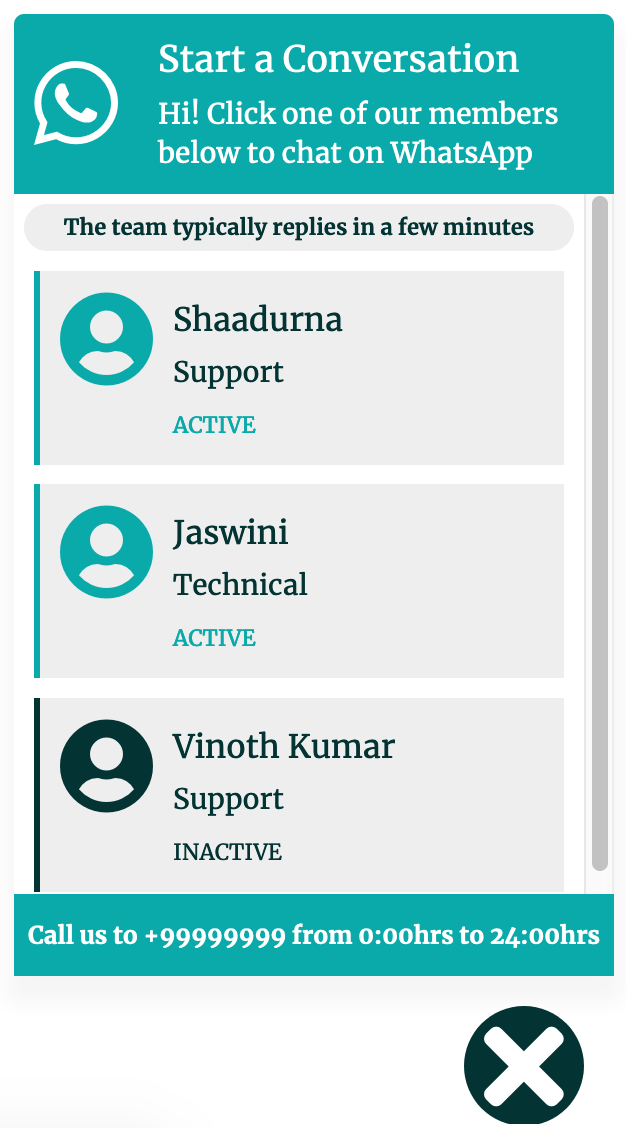 Frontend Dashboard Social Chat Window
