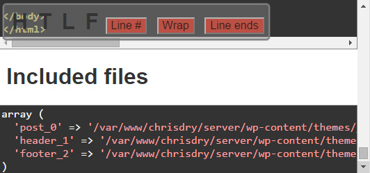 Included files.