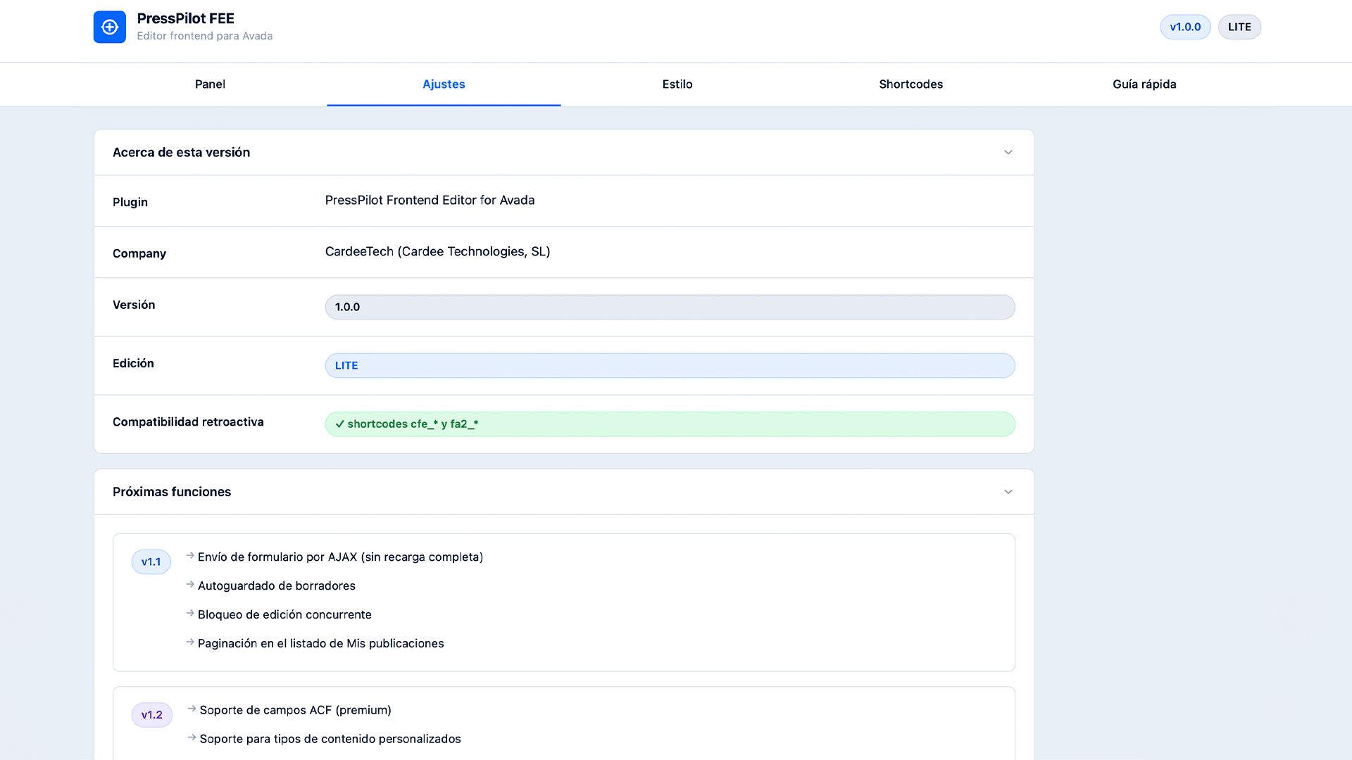 My Posts list — user's posts with edit links and status badges.
