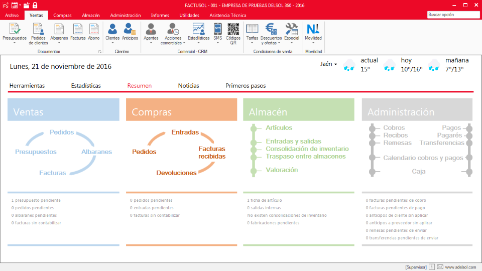 FactuSOL: Programa de facturación y control de stock para empresas