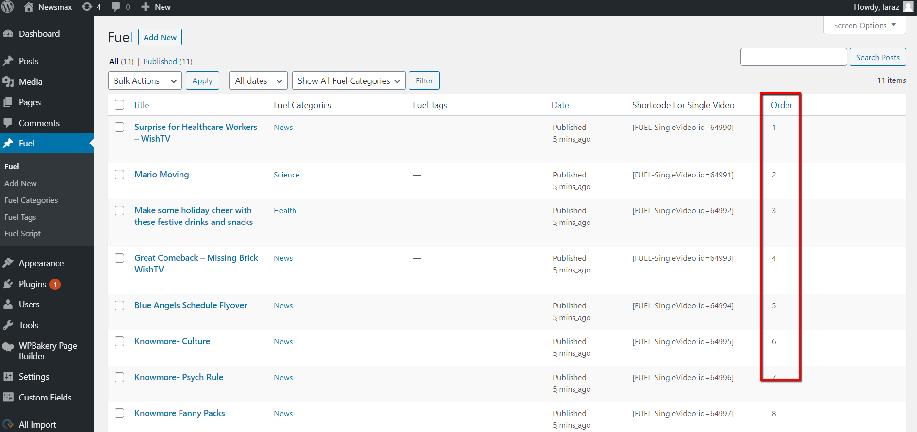 ViewNexa Tags Settings