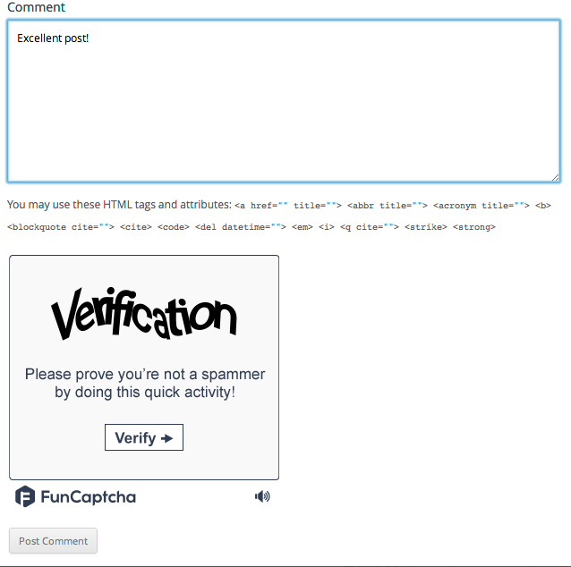Comment Form