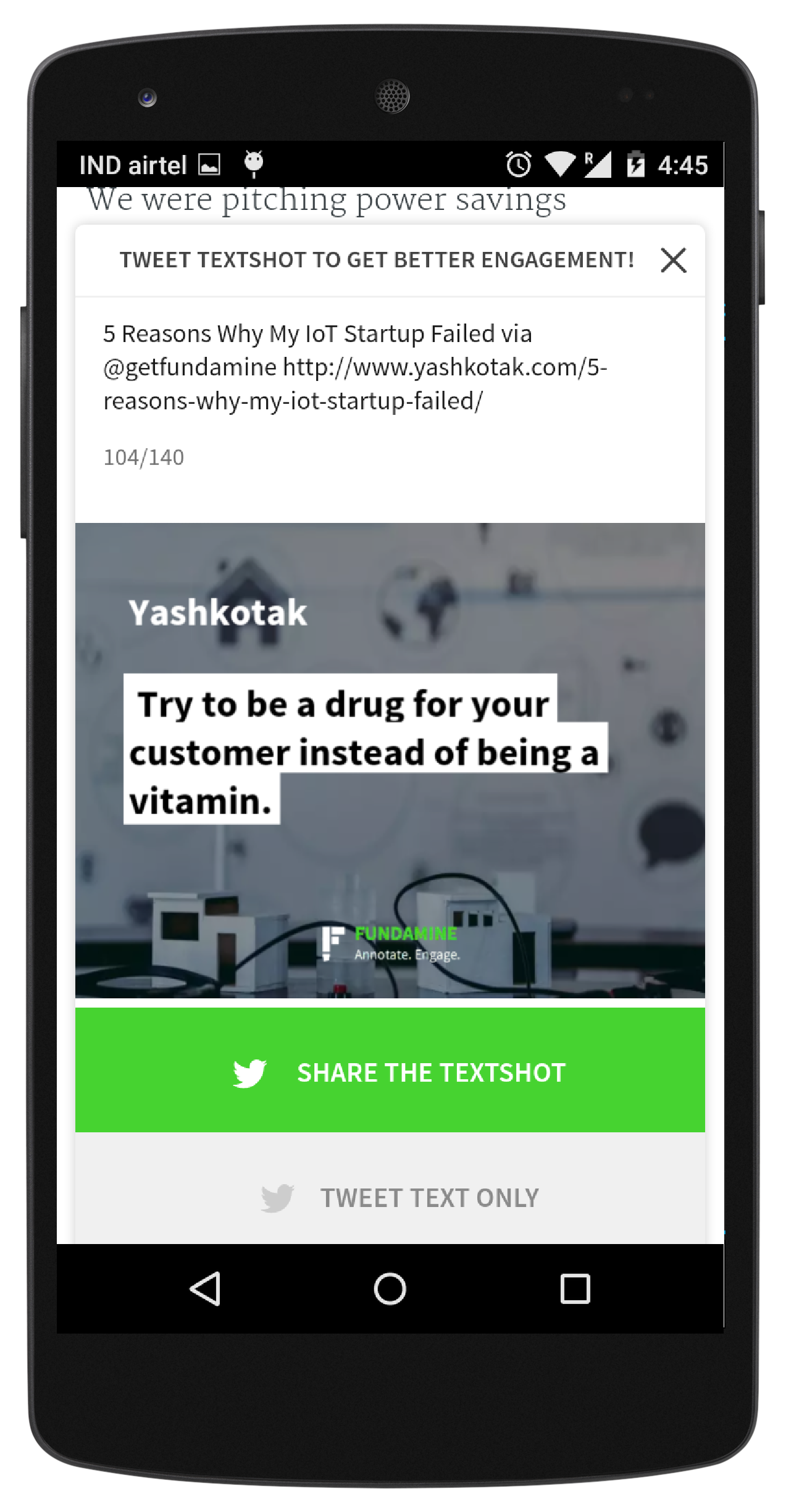 Highlight Menu Mobile