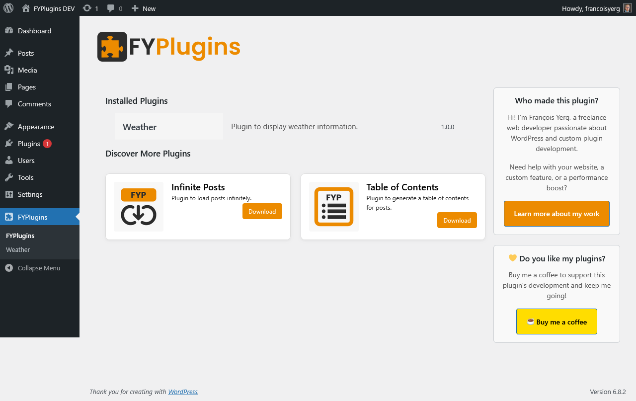 **FYPlugins ready** - Faster, stronger, easier with FYPlugins core integrated