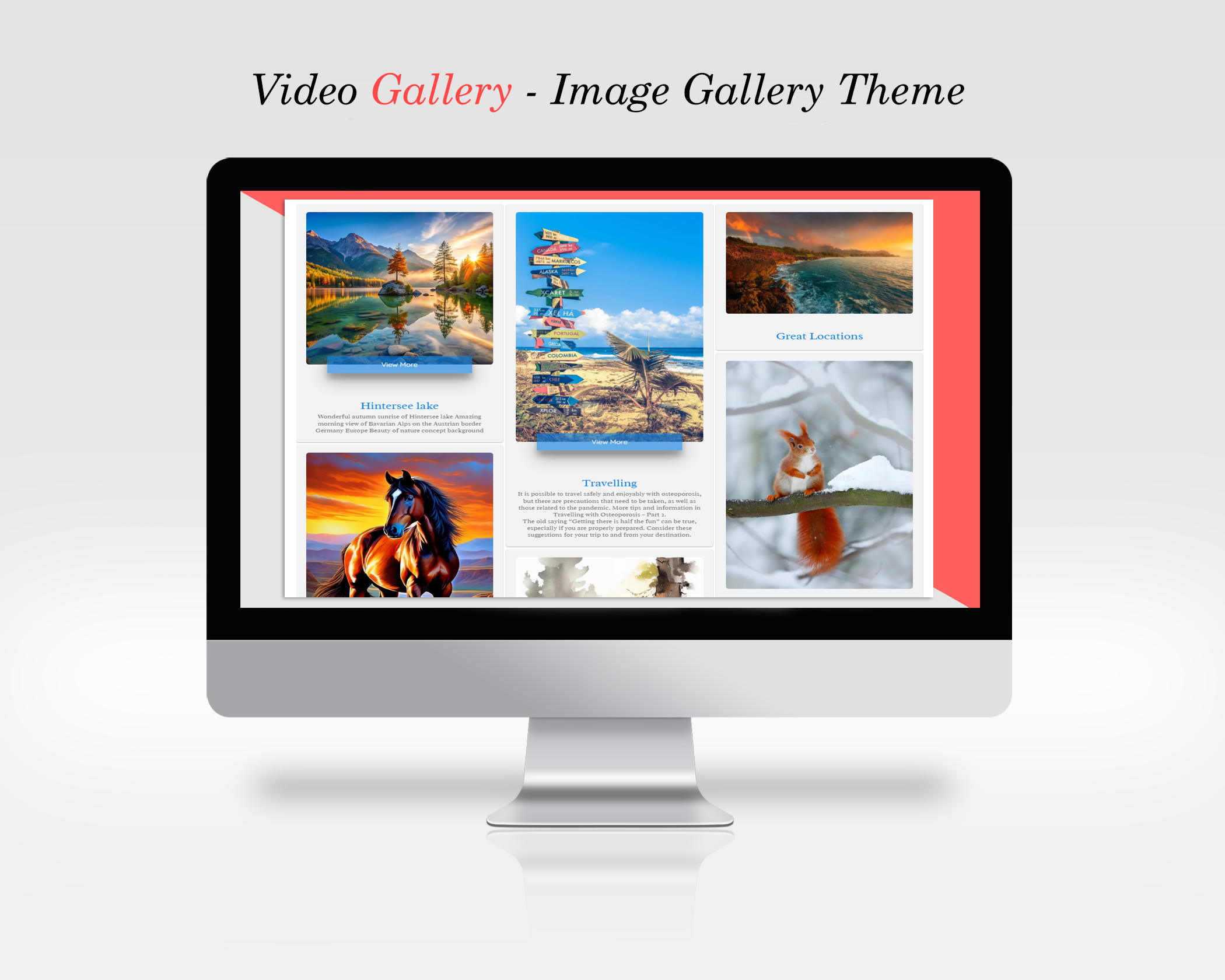 An example of plugin in action - Grid Gallery Type