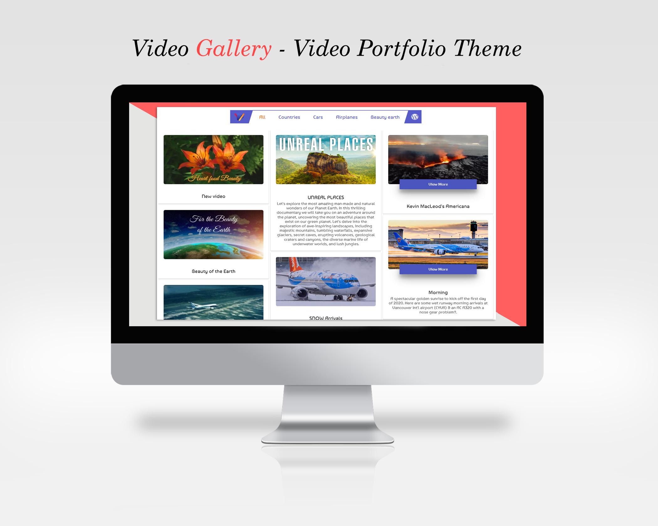 An example of plugin in action - MIX Gallery Theme