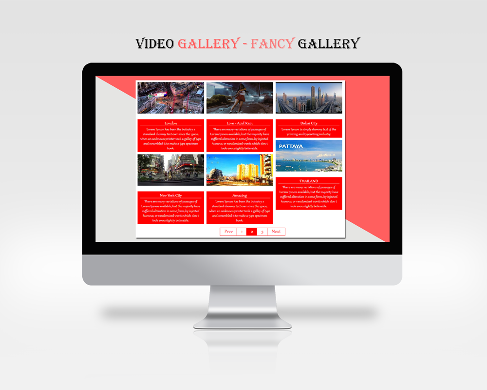 An example of plugin in action - Image Portfolio Theme