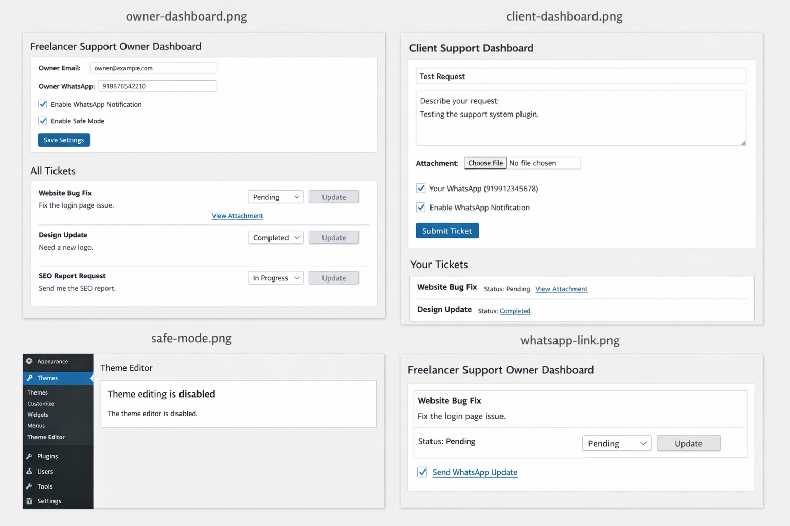 Dummy module testing interface used for development.