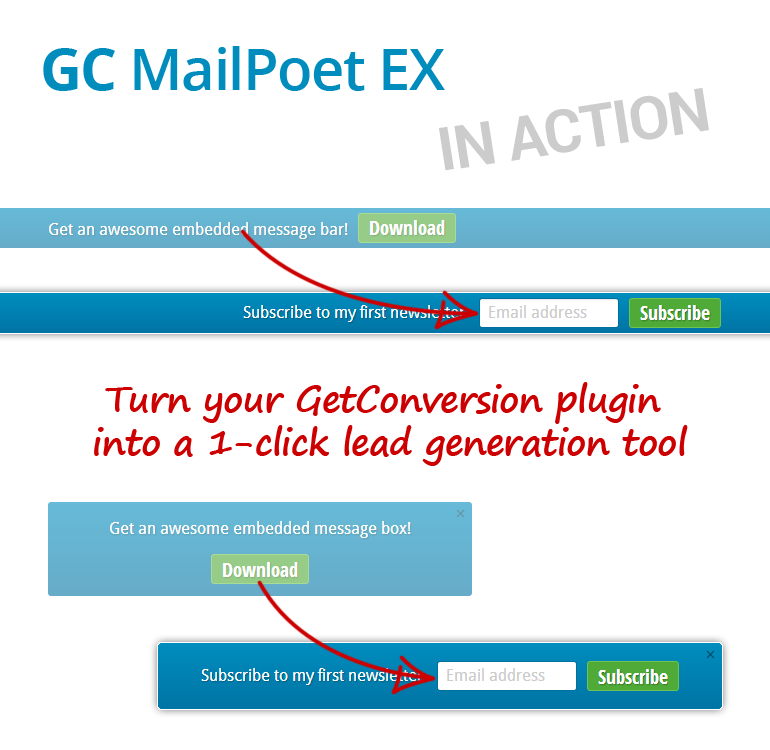 GC MailPoet EX in action