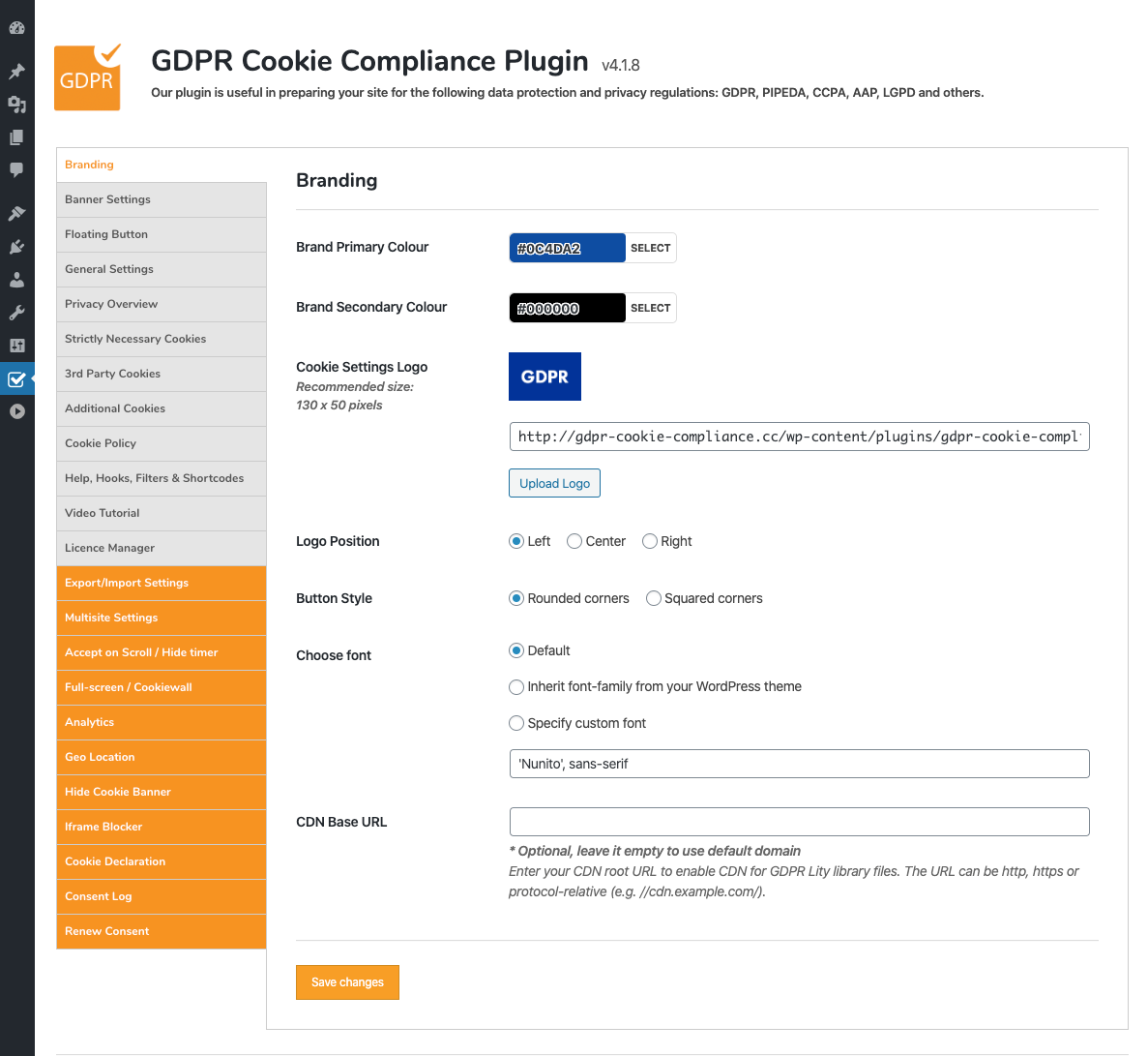 GDPR Cookie Compliance - Front-end - Additional Cookies