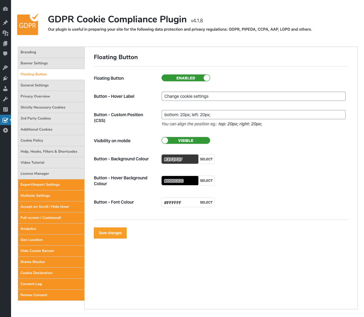 GDPR Cookie Compliance - Front-end - Cookie Consent Banner