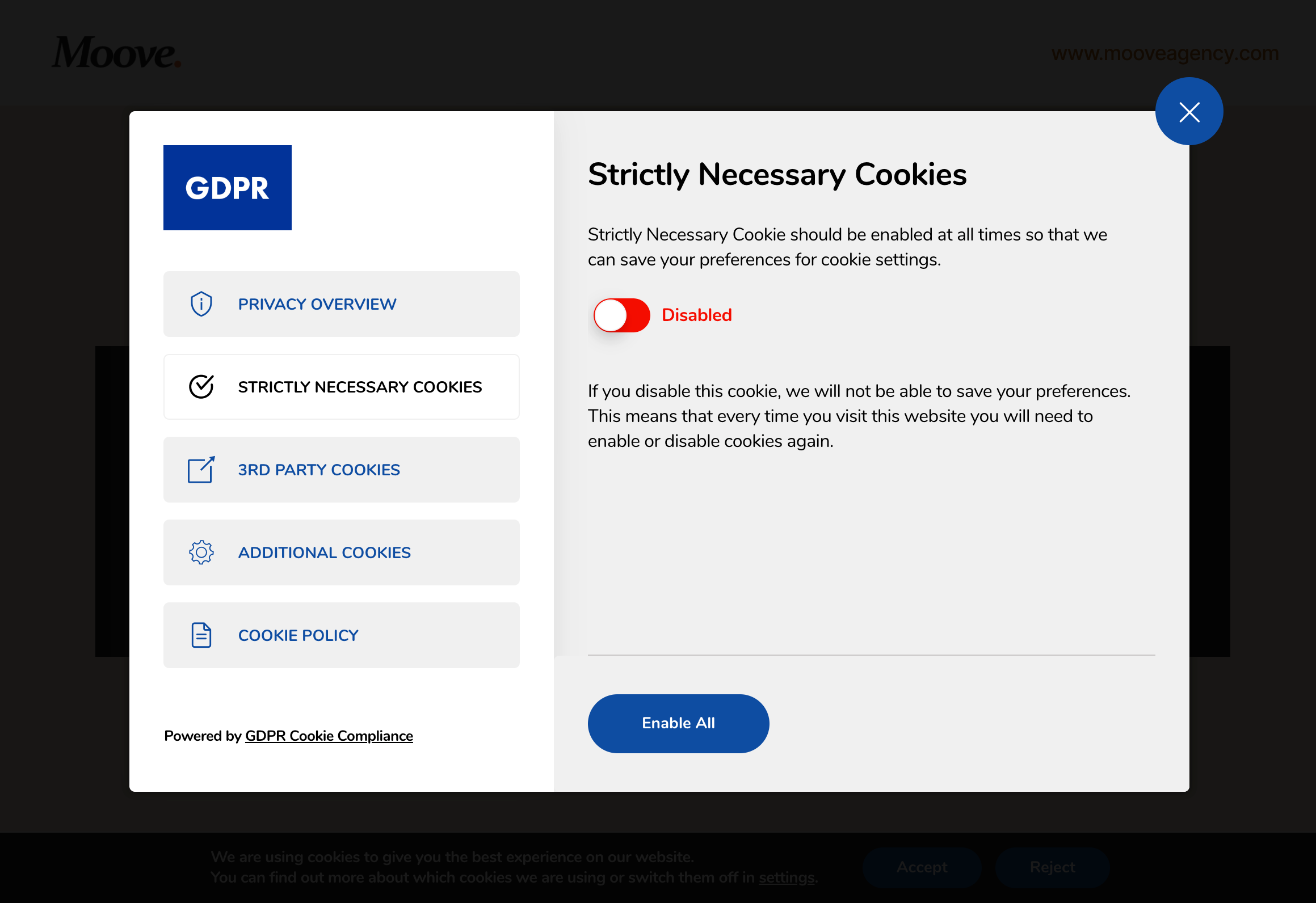 GDPR Cookie Compliance - Admin - Branding
