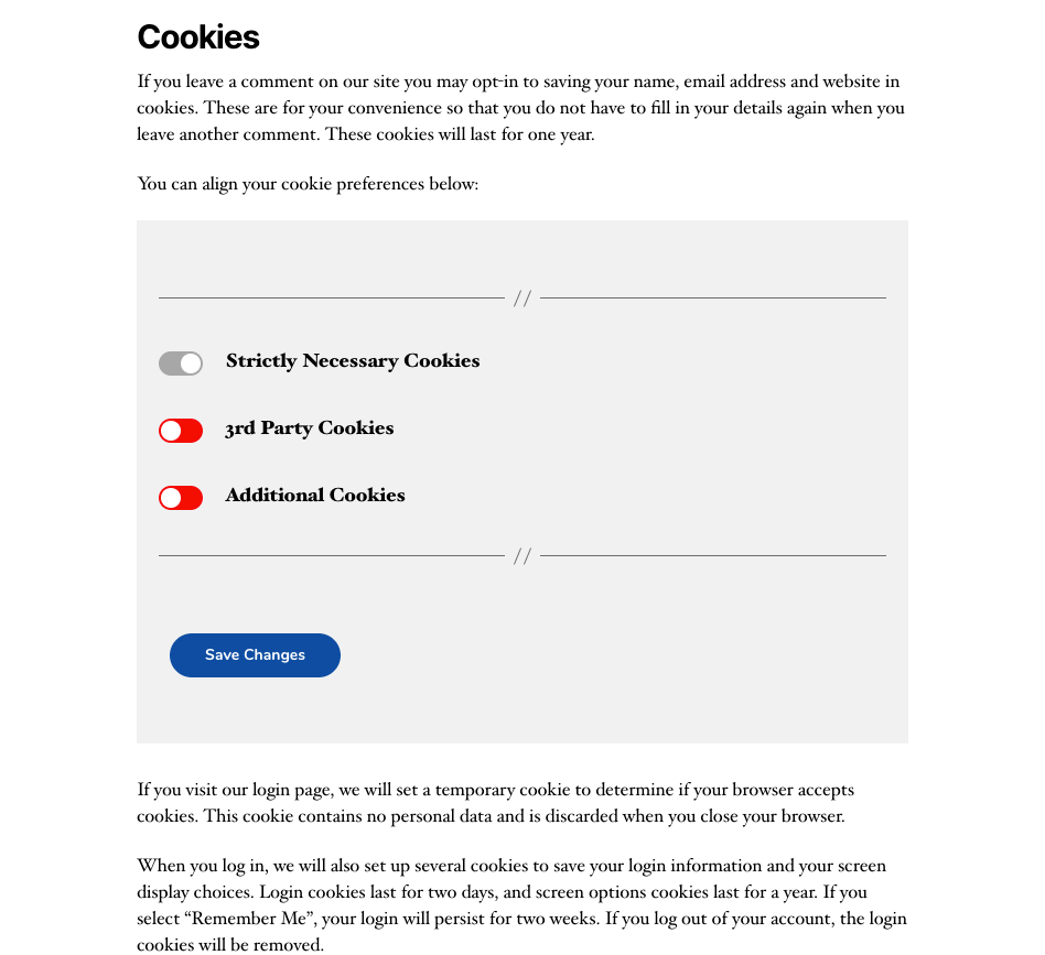 GDPR Cookie Compliance - Admin - Hide Cookie Notice Banner on Selected Posts / Pages [Premium]