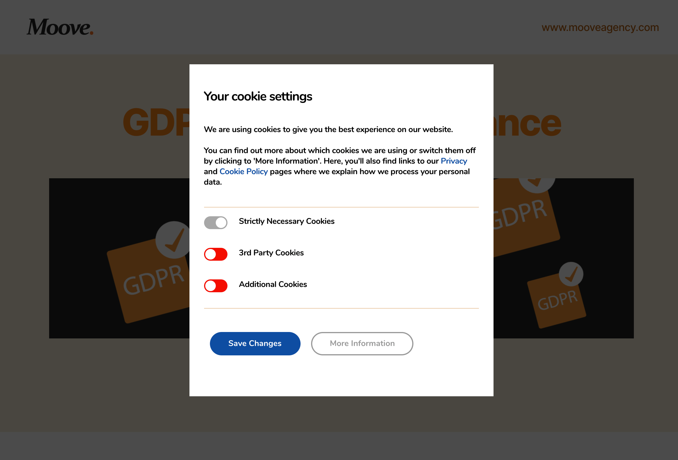 GDPR Cookie Compliance - Front-end - Cookie Shortcode [Premium]