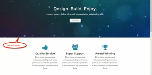 Beaver Builder Page with the plugin (full width)