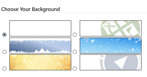 Choose Your BackGround