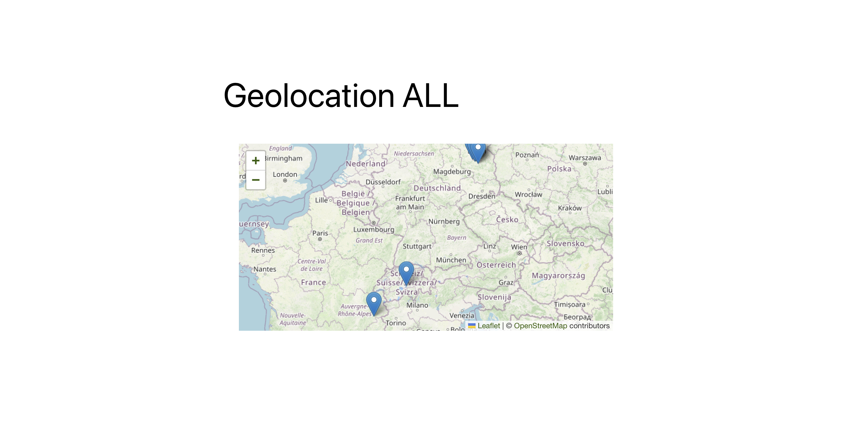 Viweing all posts providing location information