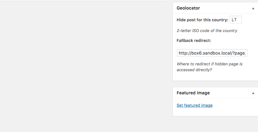 Custom meta box that allows to hide post for country.
