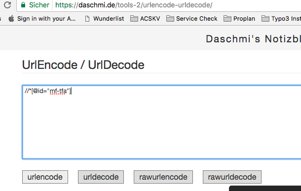 encode the XPath with urlencode.