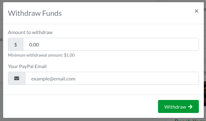 GetPaid Wallet Withdrawal.