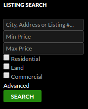 Take advantage of the advanced listing search search widget