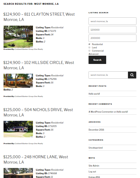 View a detailed post for listings with detailed information and photos