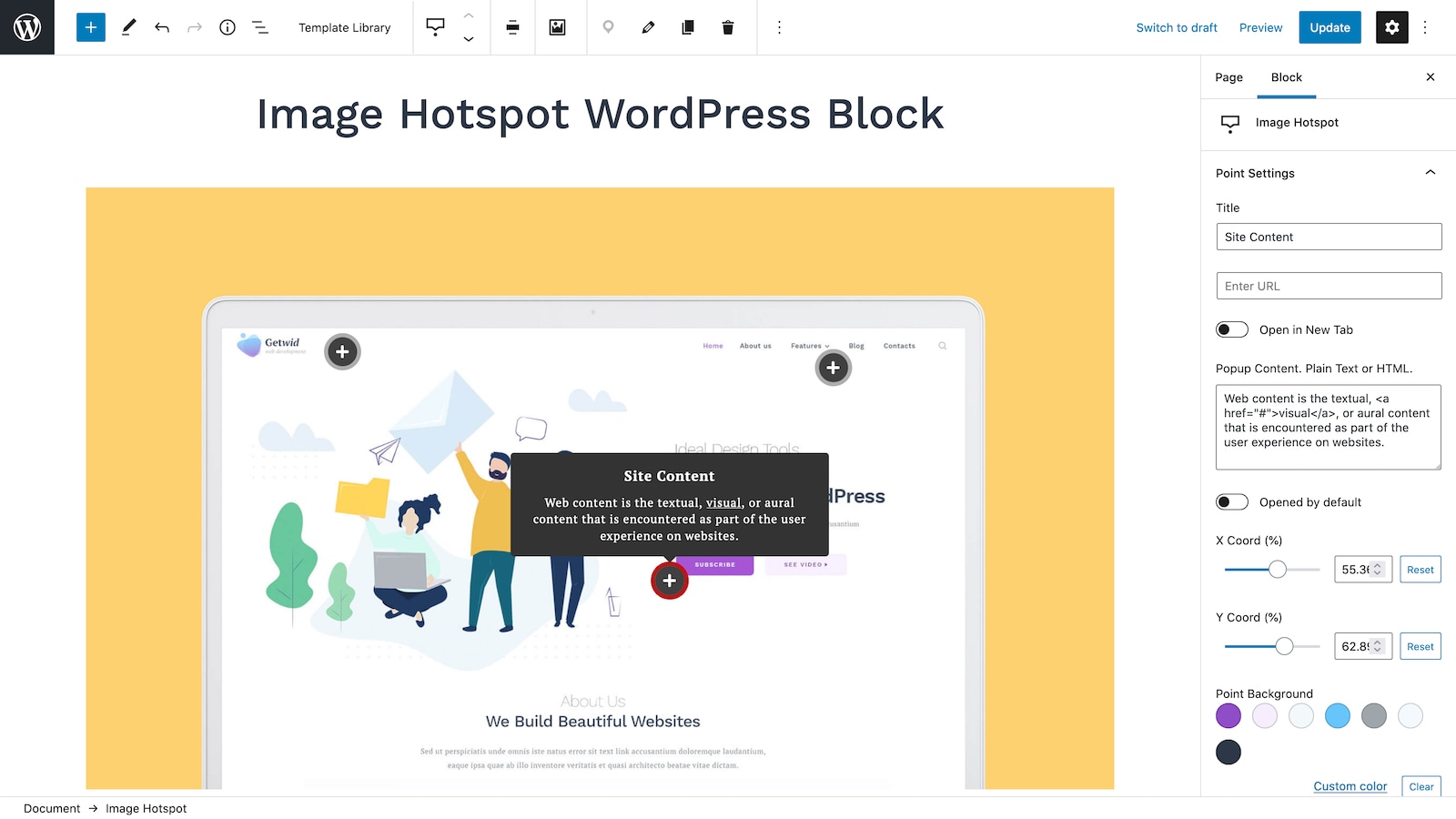 Contact Form WordPress Block.