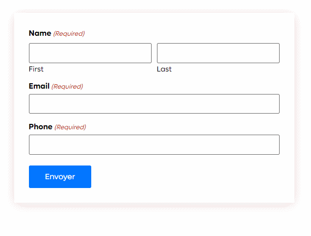 Add your fields in form with required and use it.