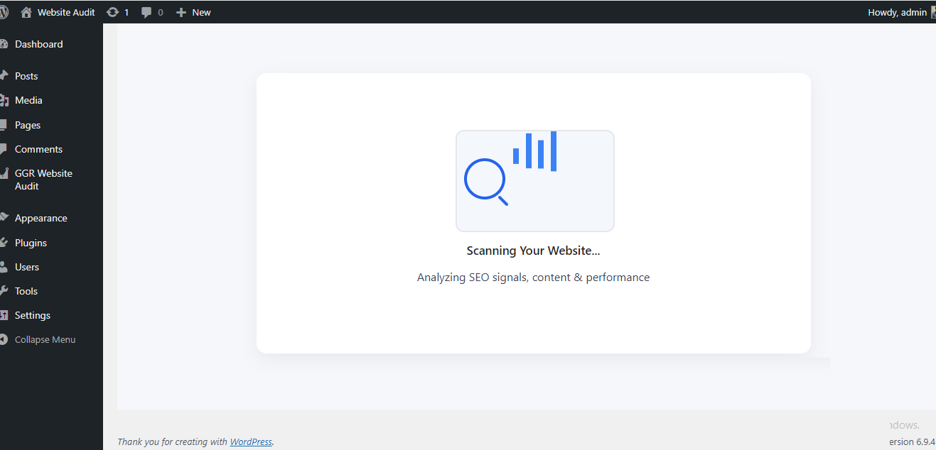 Quick setup screen to get started in seconds