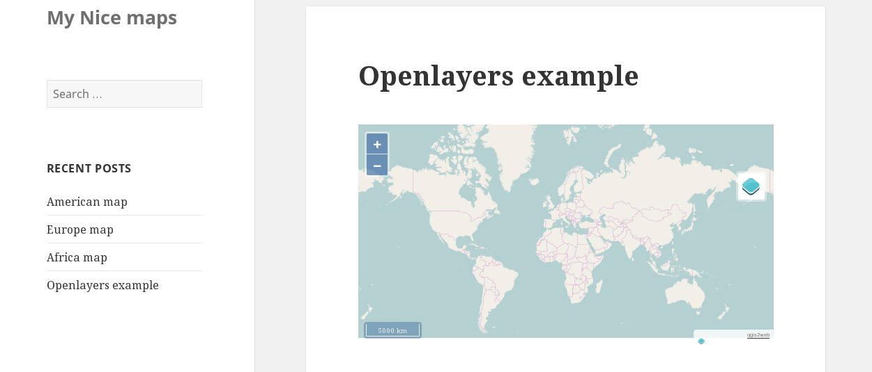 Openlayers example.
