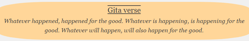 Screenshot of Gita verses and quotes using shortcode.