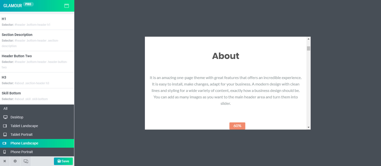 Responsive mode