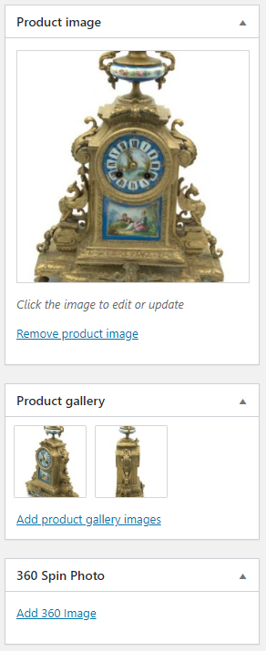 This is how the new metabox appears on the product page in woocommerce admin area.