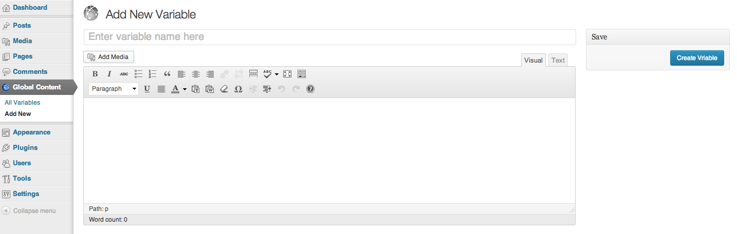 Adding a new variable