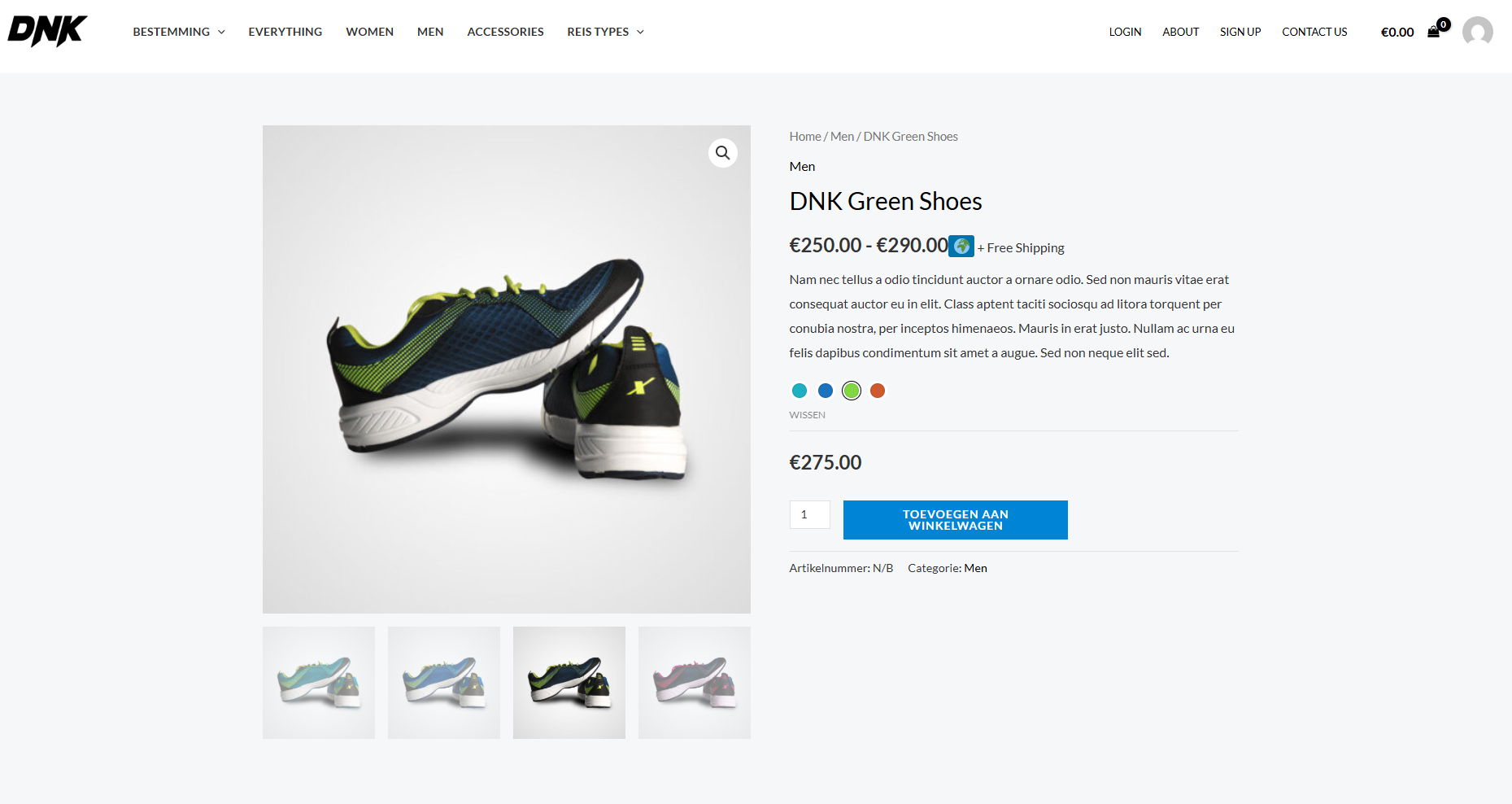 WooCommerce price with timezone badge.