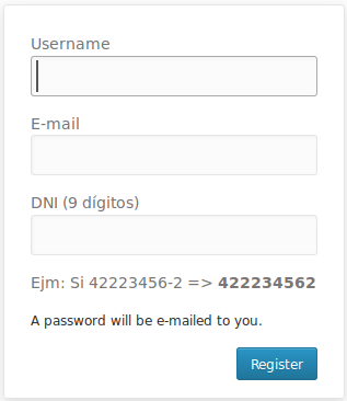 Form Register