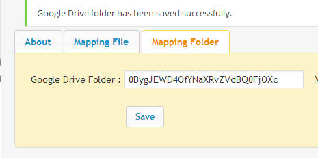 Add file name in Mapping File tab.