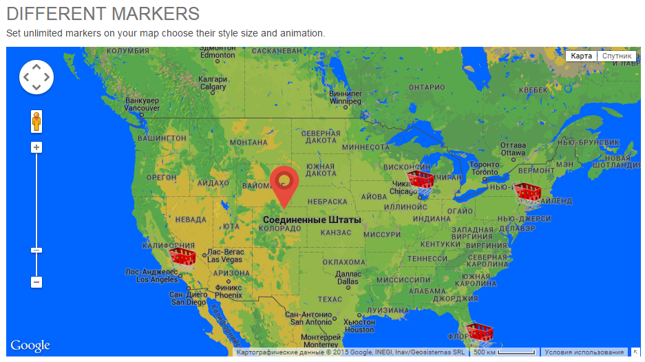 [WordPress Google Map](http://huge-it.com/google-map/) - Google Map Shapes
